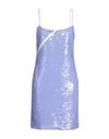 Dsquared2 Woman Mini Dress Lilac Size 6 Polyamide, Polyester In Purple