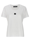 Dolce & Gabbana Logo-embroidered Cotton-blend T-shirt