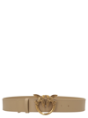 Pinko Ceinture Love Birds En Cuir 3cm