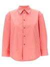 Jil Sander Pink Straight-point Collar Cotton Shirt