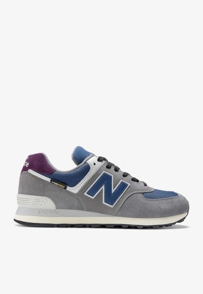 New Balance 574 Low-top Sneakers In Apollo Gray/navy