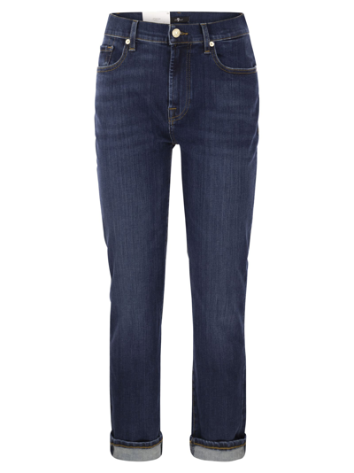 7 FOR ALL MANKIND BOYFRIEND RELAXED SKINNY JEANS