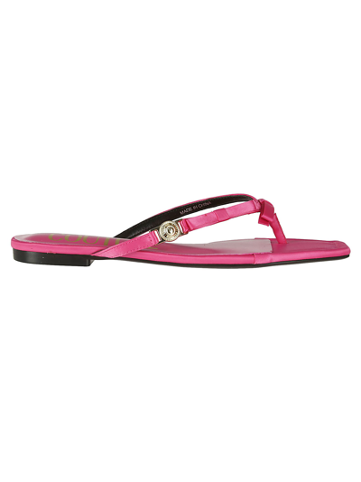Versace Jeans Couture Pink Millie Sandals In E406 Hot Pink