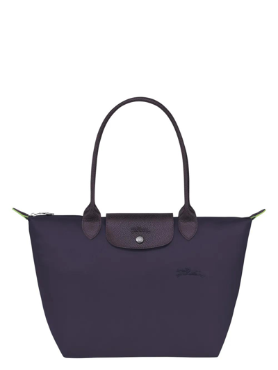 Longchamp Medium Le Pliage Tote Bag In Purple