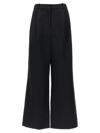 Loulou Studio Idai Pants Pleats Zipper In Black