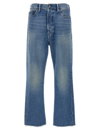 Polo Ralph Lauren Logo-tag High-rise Cropped Jeans In Light Blue