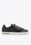 Birkenstock Bend Low Leather Low-top Sneakers In Black