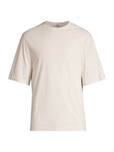 Burberry Men's Oversize Short-sleeve T-shirt In Beige