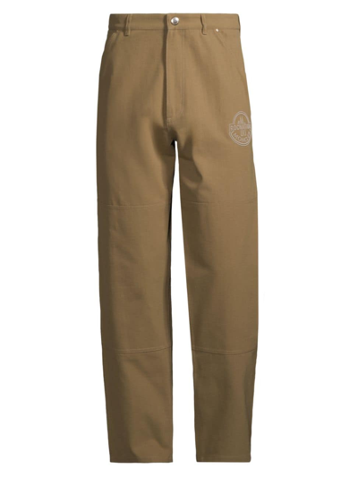 Moncler Men's  X Roc Nation Designed By Jay-z Cotton Trousers In Brown