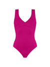 Eres Women's Hold Up Plunge V-neck One-piece Swimsuit In Sunset