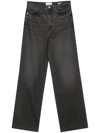Frame Denim Le Jane Inkwell Crop Jean In Black