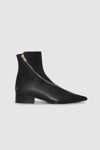 Anine Bing Jones Flat Boots In Black In Black