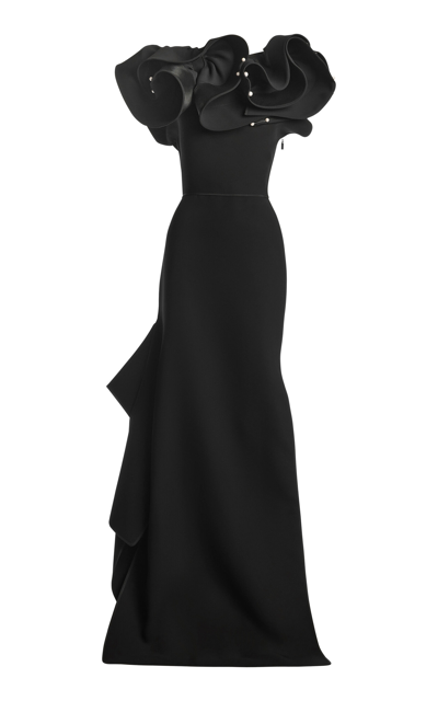 Maticevski Deity Sculpted Gown In Black