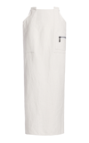Maticevski Linking Paneled Midi Skirt In White