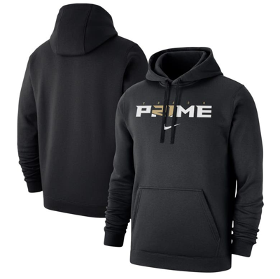 Nike Deion Sanders "p21me" Club Fleece  Men's Pullover Hoodie In Black