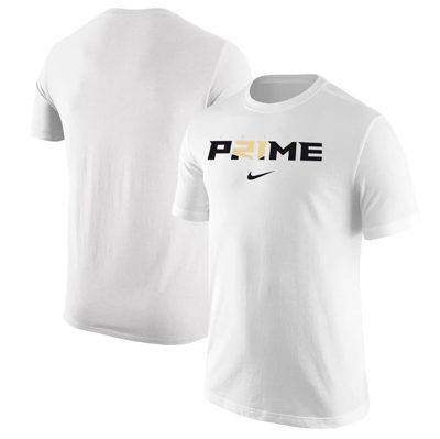 Nike Deion Sanders "p21me"  Men's T-shirt In White