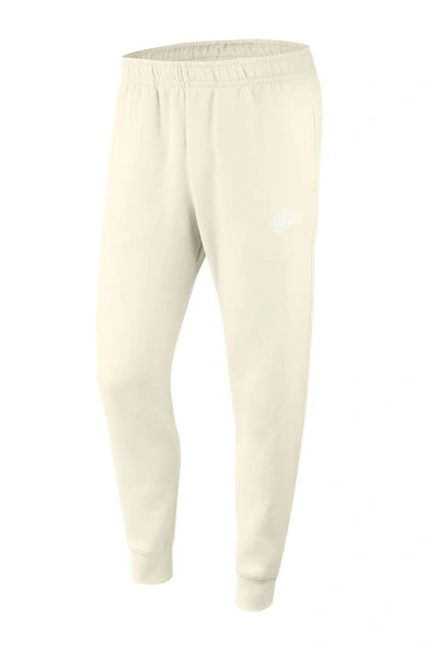 Nike Sportswear Club Pocket Fleece Joggers In Sail/white