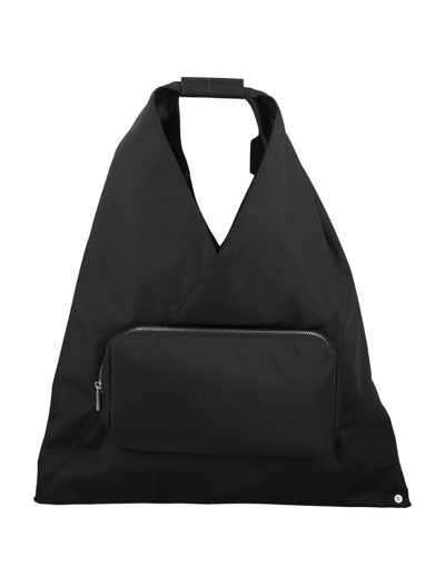 Mm6 Maison Margiela Japanese Classic Medium Bag In Black