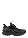 Moncler Black Tech Fabric Trailgrip Lite 2 Sneakers In Black