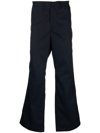 Wales Bonner Pantalone In Cotone Blu Notte Uomo In Blue