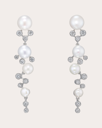 Anabela Chan Women's Constellation Pearl Drop Earrings In White