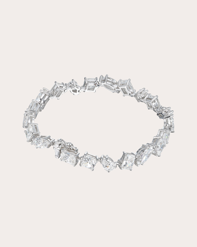 Anabela Chan Women's Diamond Shard Bracelet In Silver