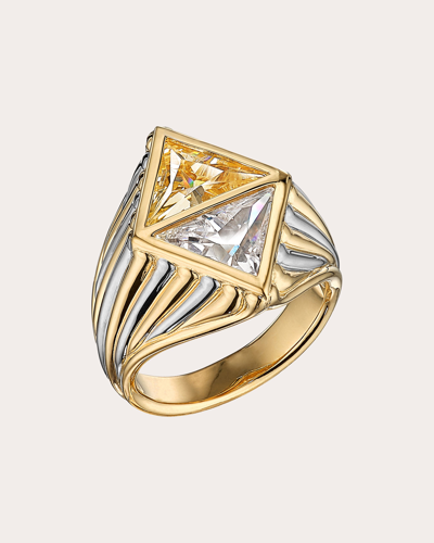Anabela Chan Women's Canary Diamond Signet Ring 18k Gold