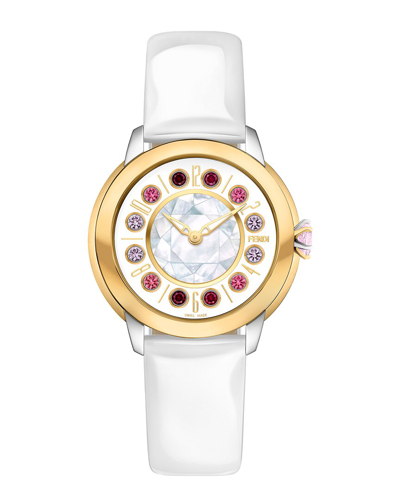 Fendi Women's  Ishine Watch In White