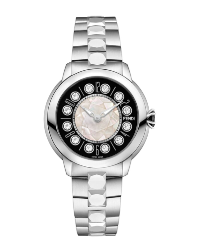 Fendi Ishine Bracelet Watch, 38mm In Stainless Steel