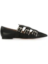 RED VALENTINO BUCKLE STRAP LOAFERS,NQ2S0959VNU12250428