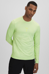 REISS ICED CITRUS YELLOW CASTORE PERFORMANCE LONG SLEEVE TOP