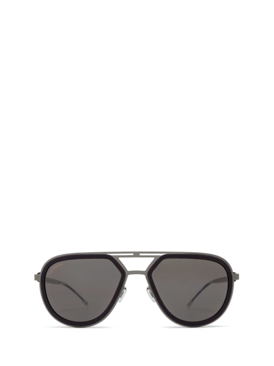 Mykita Cypress Oversized Frame Sunglasses In Mh60-slate Grey/shiny Graphite