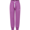 Msgm Lilac Trousers For Girl With Logo In Lilac