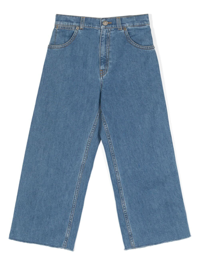 Gucci Kids' Skate Jeans In Blue Mix