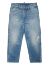 Dsquared2 Cotton Denim L.a Jeans In Denim Blue