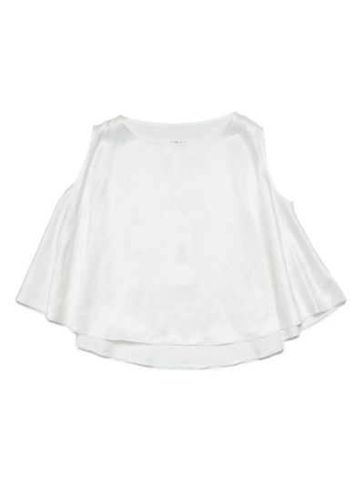 Mm6 Maison Margiela Kids' Shirt In White