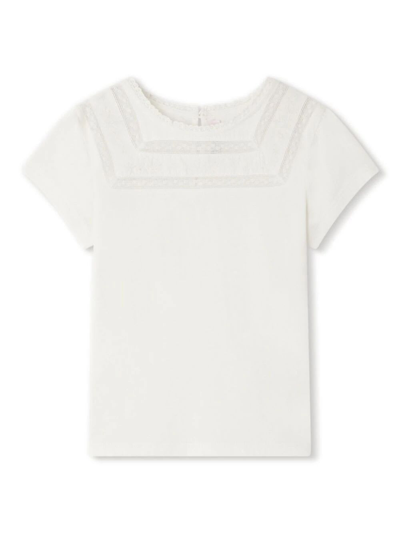 Bonpoint Kids' T-shirt Fina In White