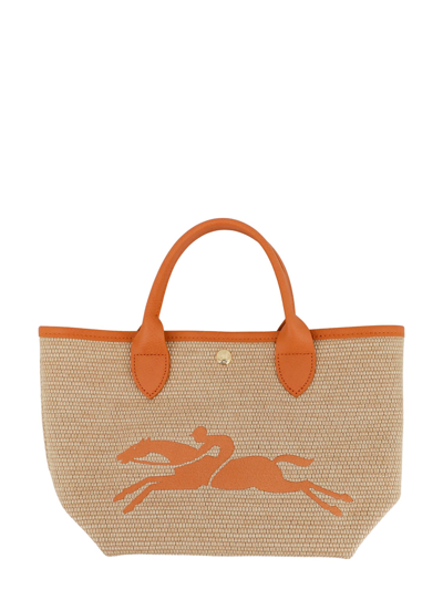 Longchamp Le Panier Pliage Handbag In Abricot