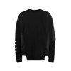 Valentino Vltn Embossed Sweatshirt Men In Black
