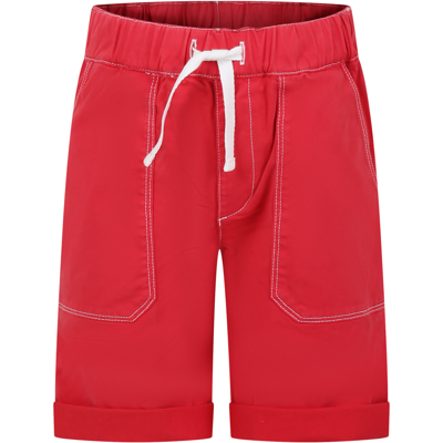 Bonpoint Kids' Red Shorts For Boy