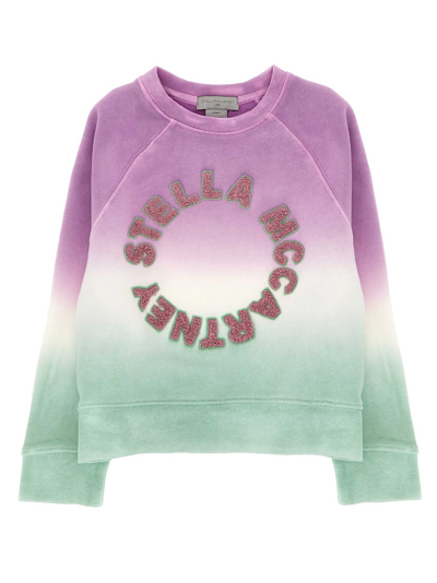 Stella Mccartney Kids' Logo Sweatshirt In Multicolor