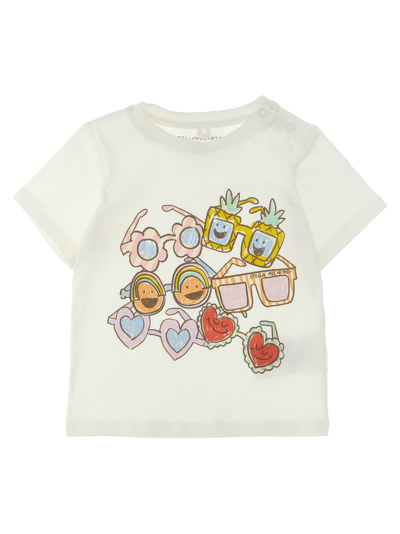 Stella Mccartney Babies' Printed T-shirt In White