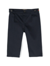 GUCCI NAVY BLUE STRETCH-COTTON TROUSERS