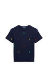 RALPH LAUREN PIQUE T-SHIRT WITH PONY POLO
