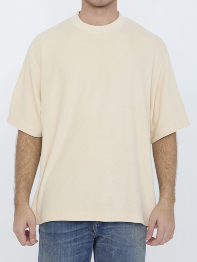 BURBERRY COTTON TOWELLING T-SHIRT
