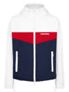 Dsquared2 Red/white/blue Shell Windproof Jacket In Bianco