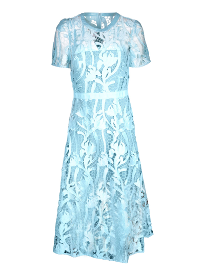 SELF-PORTRAIT LACE LIGHT BLUE DRESS