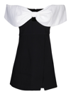 SELF-PORTRAIT BOW BLACK/WHITE DRESS