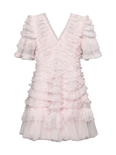 Needle &amp; Thread Dress In Peony Pink