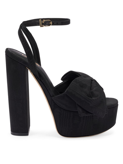 Larroude Elle Platform Heels In Black